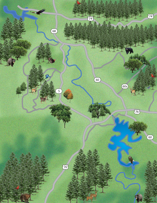 Blue Ridge Mountain's Interactive Map